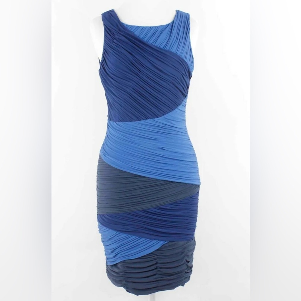 BCBG ruched bodycon dress